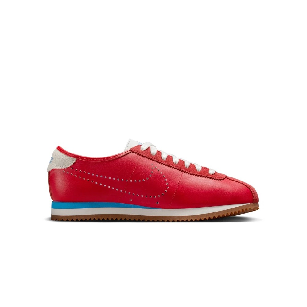Size 5 -Nike Cortez Womens Leather University Red Blue Perforated HQ1841 600